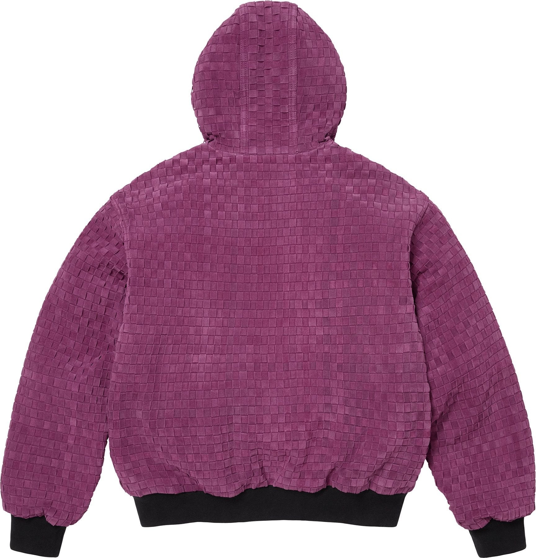Woven Suede Hooded Work Jacket view 3